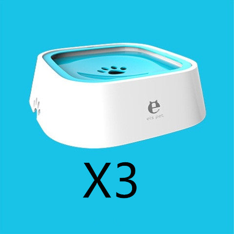 🐾 1.5L Floating Anti-Spill Water Bowl for Dogs & Cats