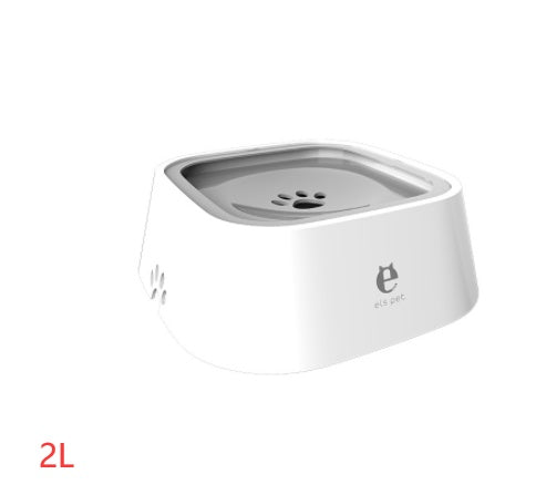 🐾 1.5L Floating Anti-Spill Water Bowl for Dogs & Cats