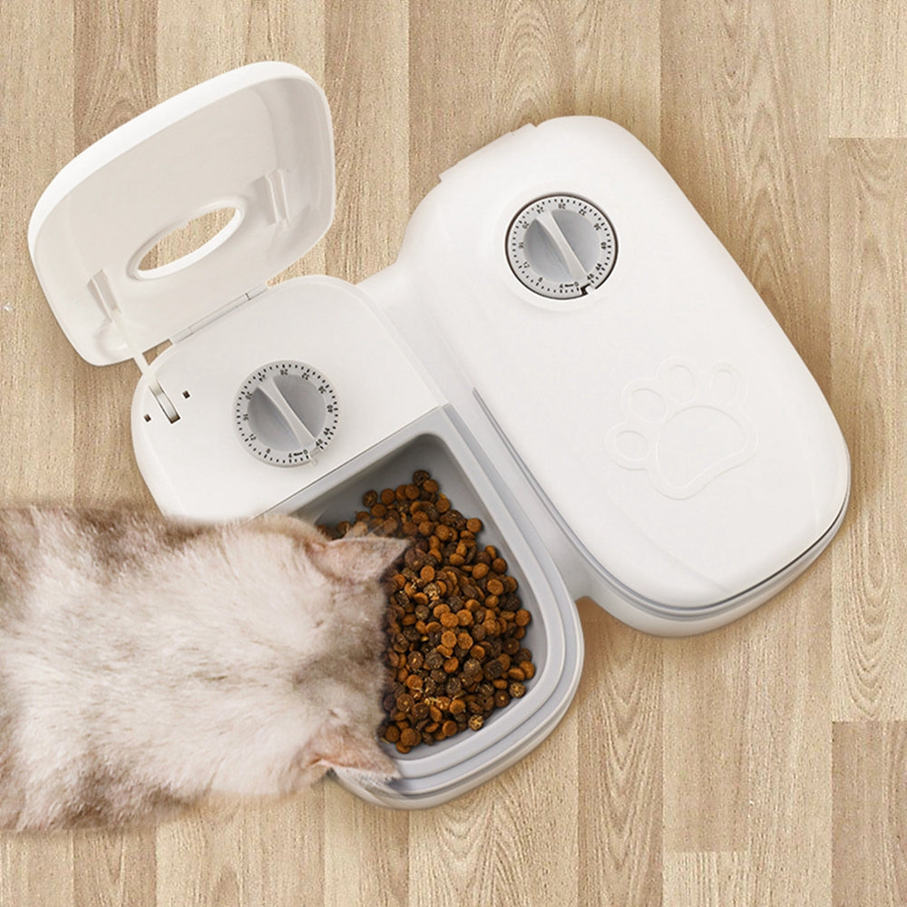 🐾 Smart Automatic Pet Feeder – Timed Food Dispenser for Cats & Dogs