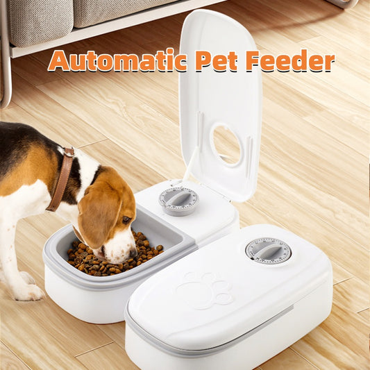 🐾 Smart Automatic Pet Feeder – Timed Food Dispenser for Cats & Dogs